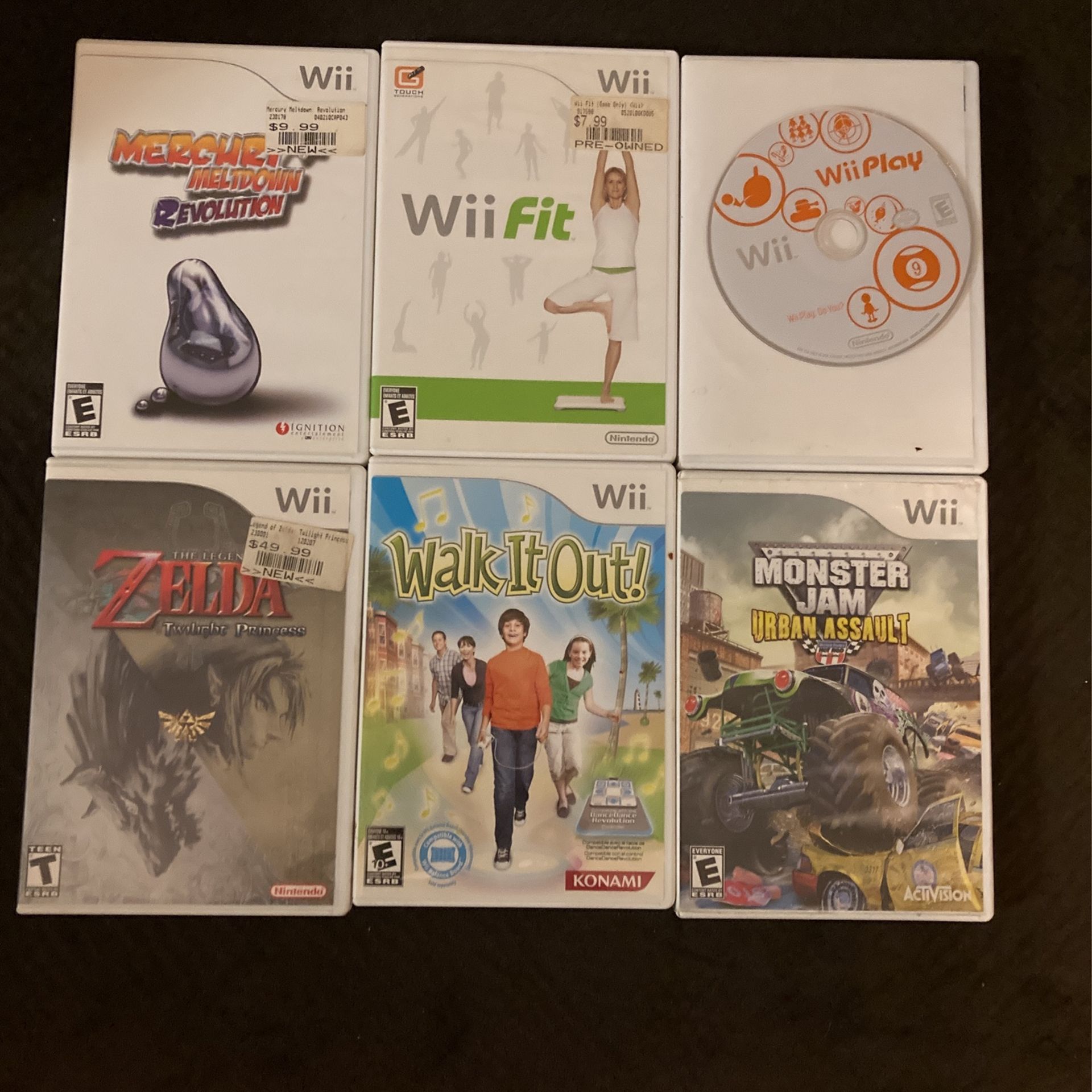 Wii Nintendo Family Game Lot