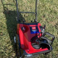 Toro Snowblower Single Stage Snow Blower 2 Cycle Gas