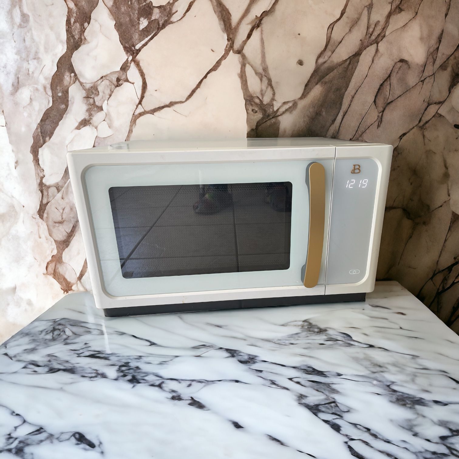 Beautiful white Microwave. Retail $140