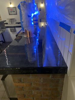 Polished Bbq Tops Metallic Counter Tops
