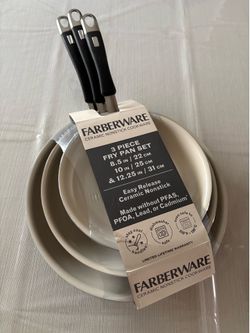 New 3pc Ceramic Pans