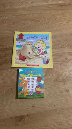 Clifford's Puppy Days Beach Day Book + Easter Word Search