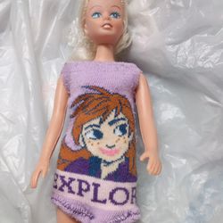 Barbie Type Doll And Clothes