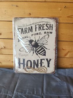 Farm Fresh Honey MDF Sign 5"×6"