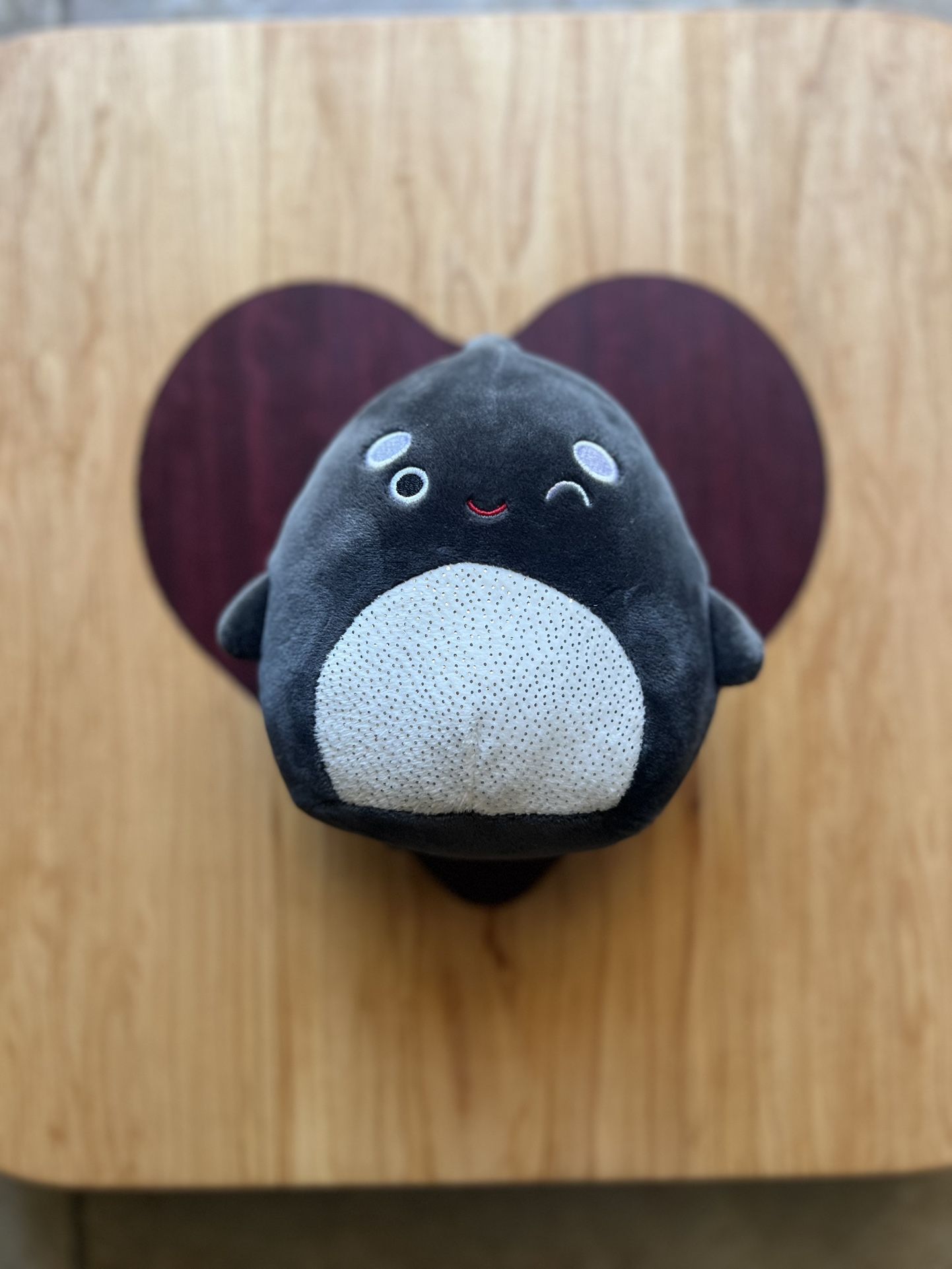 Squishmallows Kai Orca Whale 5" Plush Sparkle Tummy Squishmallow Plushie Toy
