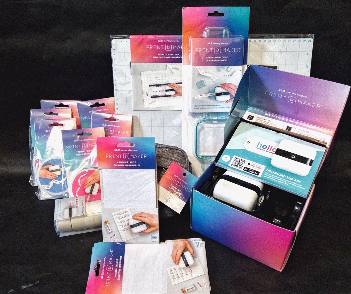 We R Memory Keepers Sticker Maker We R Memory Keepers Printmaker Kit - Over $300 Paid for Sale in Hopkins ...