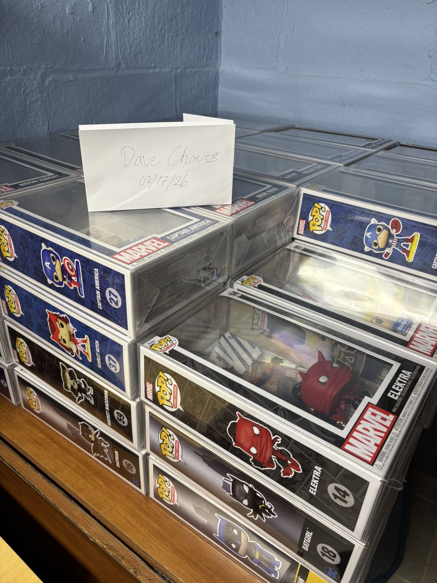 Comic Cover Funko Pop Lot