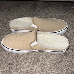 Faux Fur Vans 