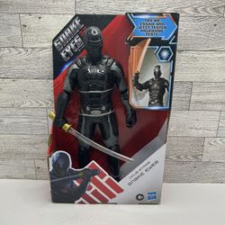 Ninja Strike Snake Eyes G.I. Joe Origins 12 Inch Electronic Action Figure it Lights Up when you swinging the Sword 