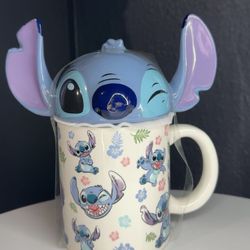Stitch Mug w Lid 
