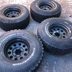 Wheels Tires  bfgoodrich  12x50  16.5 LT