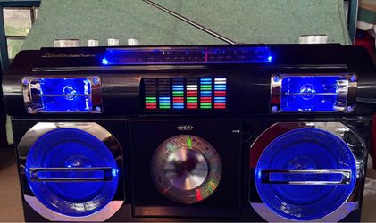 Studebaker Boombox with Bluetooth, Front Load CD Player, and FM/AM Stereo Radio (Model SB2145)