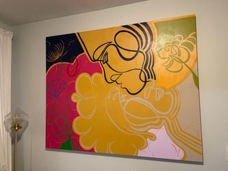 Hand Painted Artwork 48 X 60