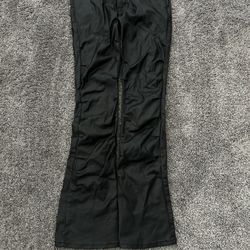 Black waxed Stacked Jeans