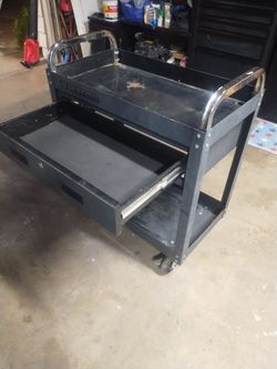 Cart and wheels black
