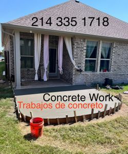 Concrete base