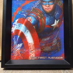 Marvel Captain American “The First Avenger” Hologram Wall Decor 11x9 