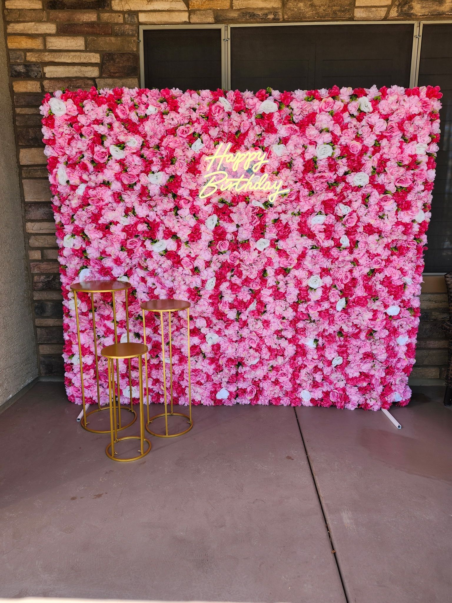 Flower Backdrop Available