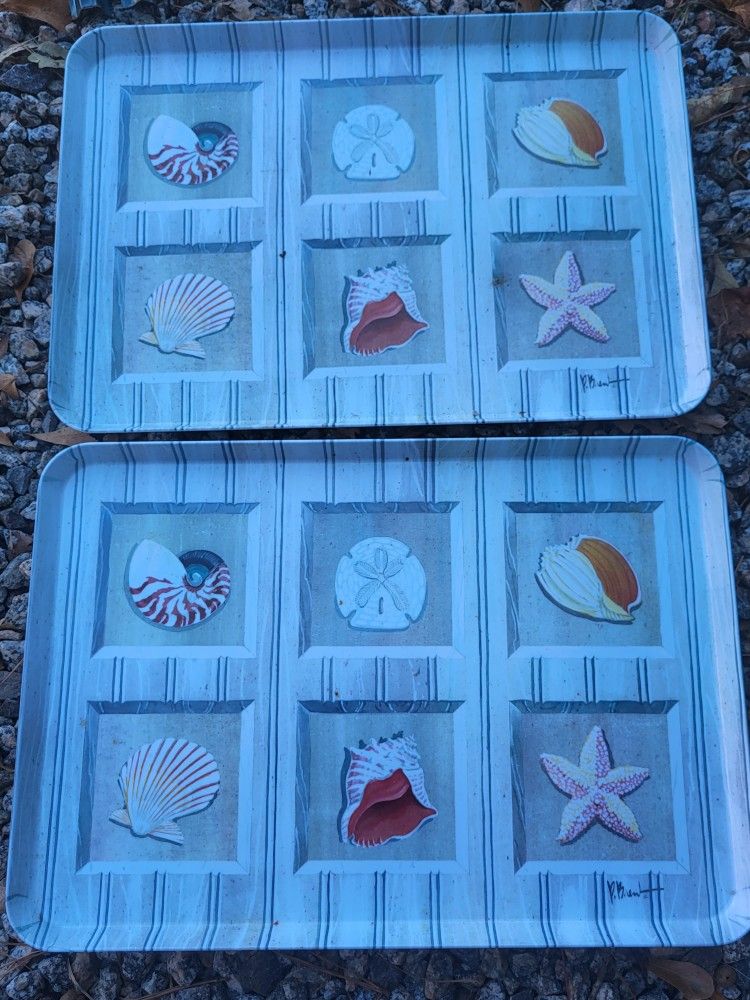 Beach Themed Trays