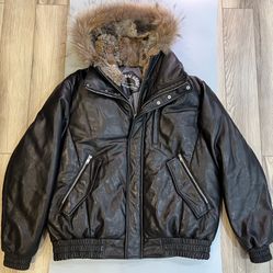 Original Goose By Mason & Cooper Leather Bomber Men’s Size XXL