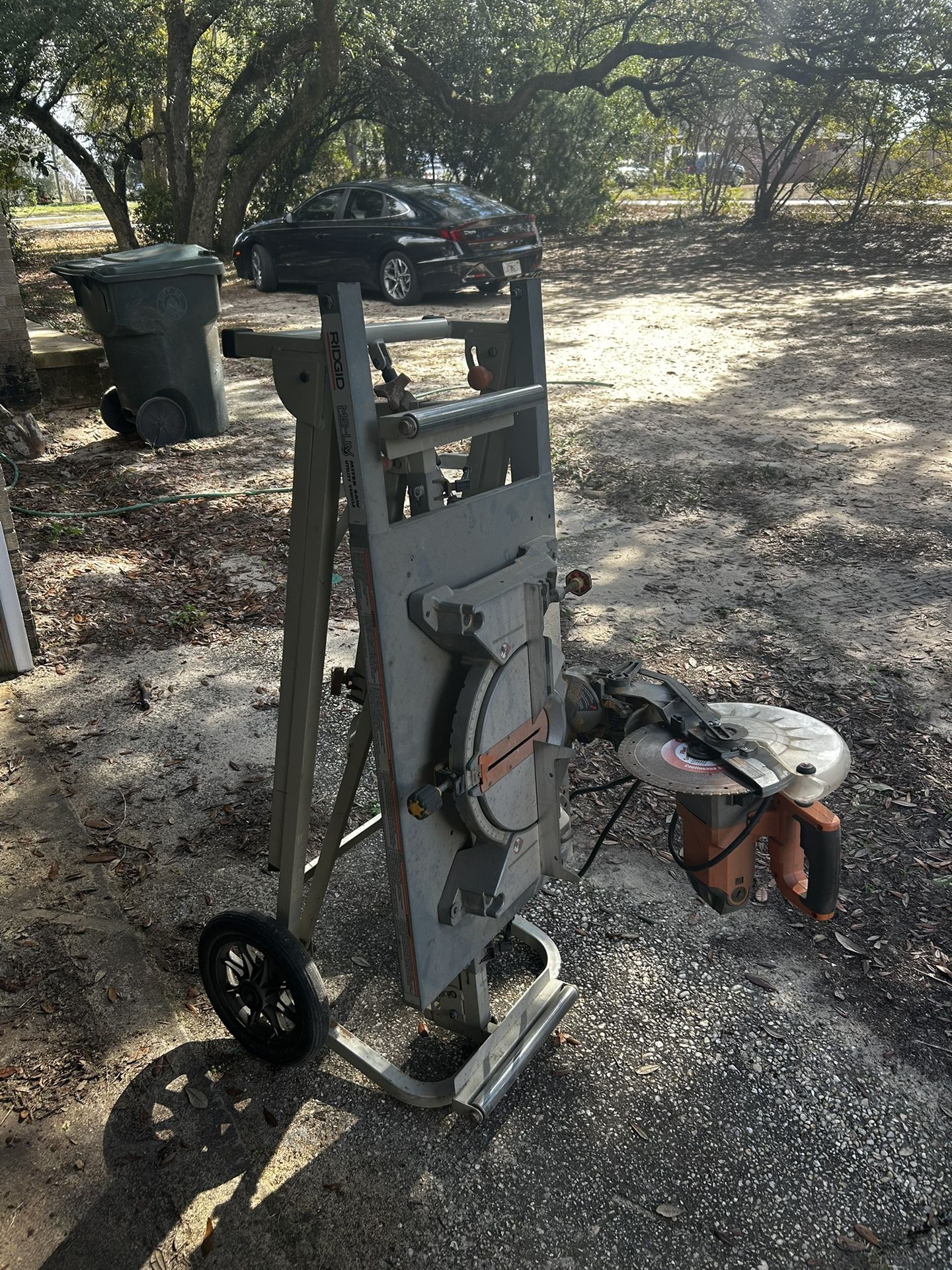 Rigid Miter Saw With MS-UV Dolly