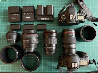 Canon 5D Mark IV and 80 D 4 Lens
