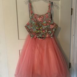 Two Piece Homecoming Dress Size 0