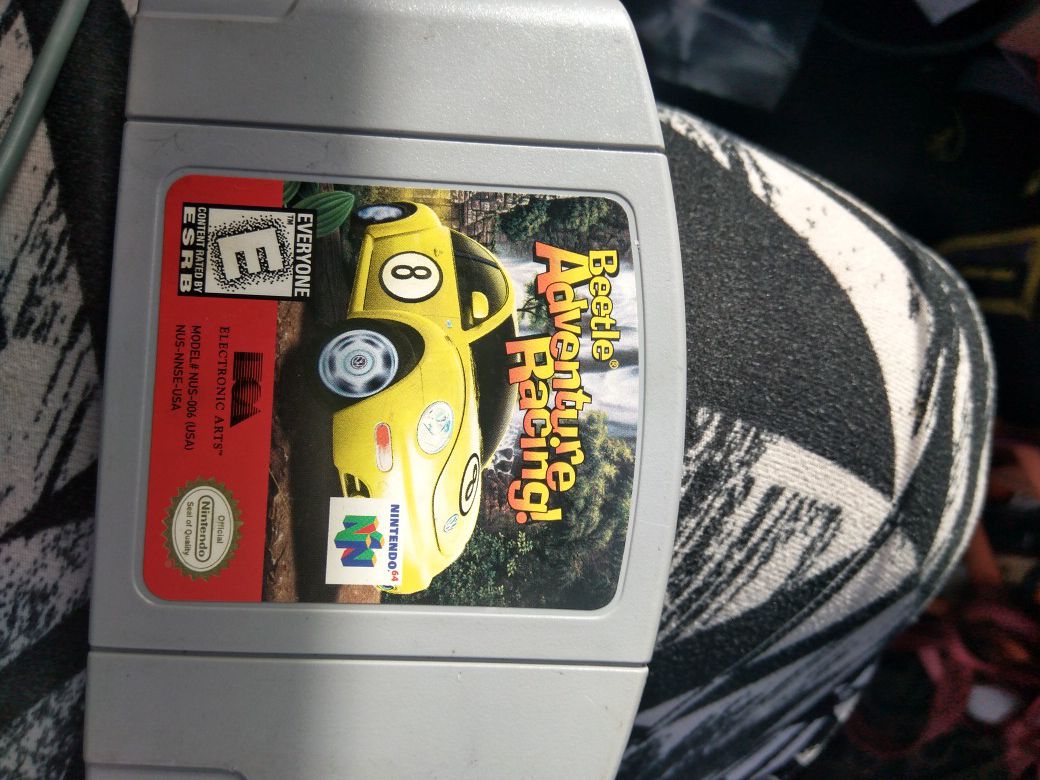 Nintendo 64 beetle adventure racing game