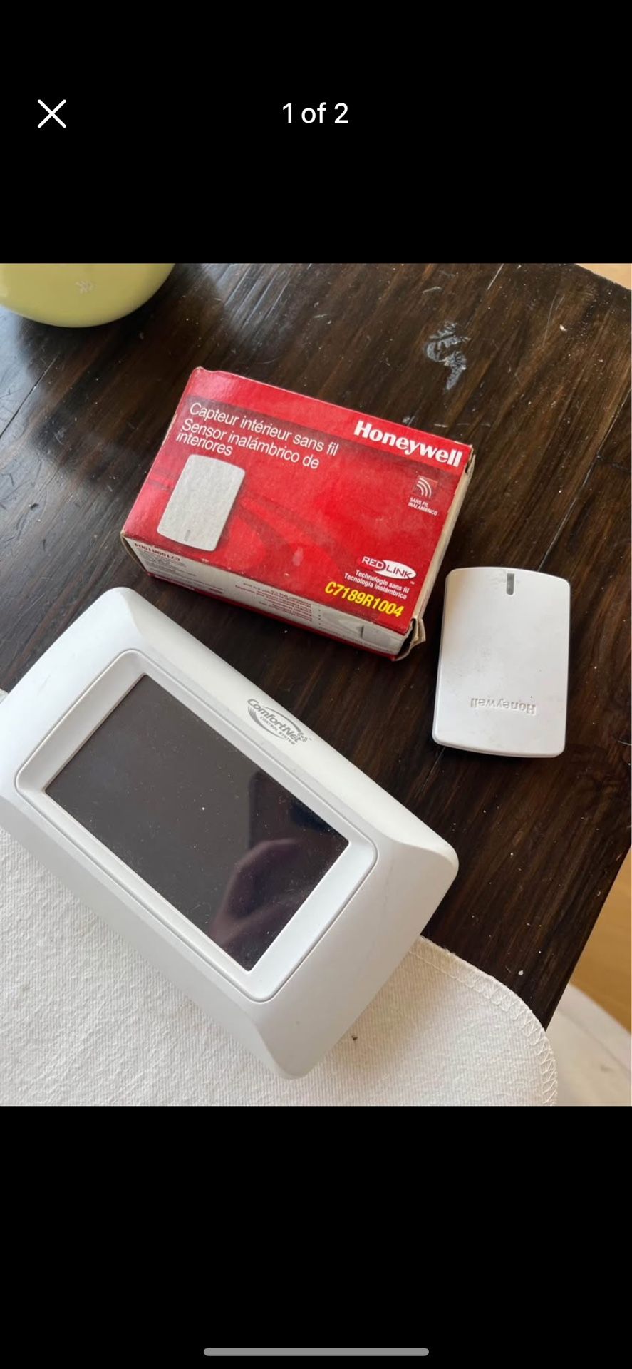 Honeywell Thermostat With 2 Sensors