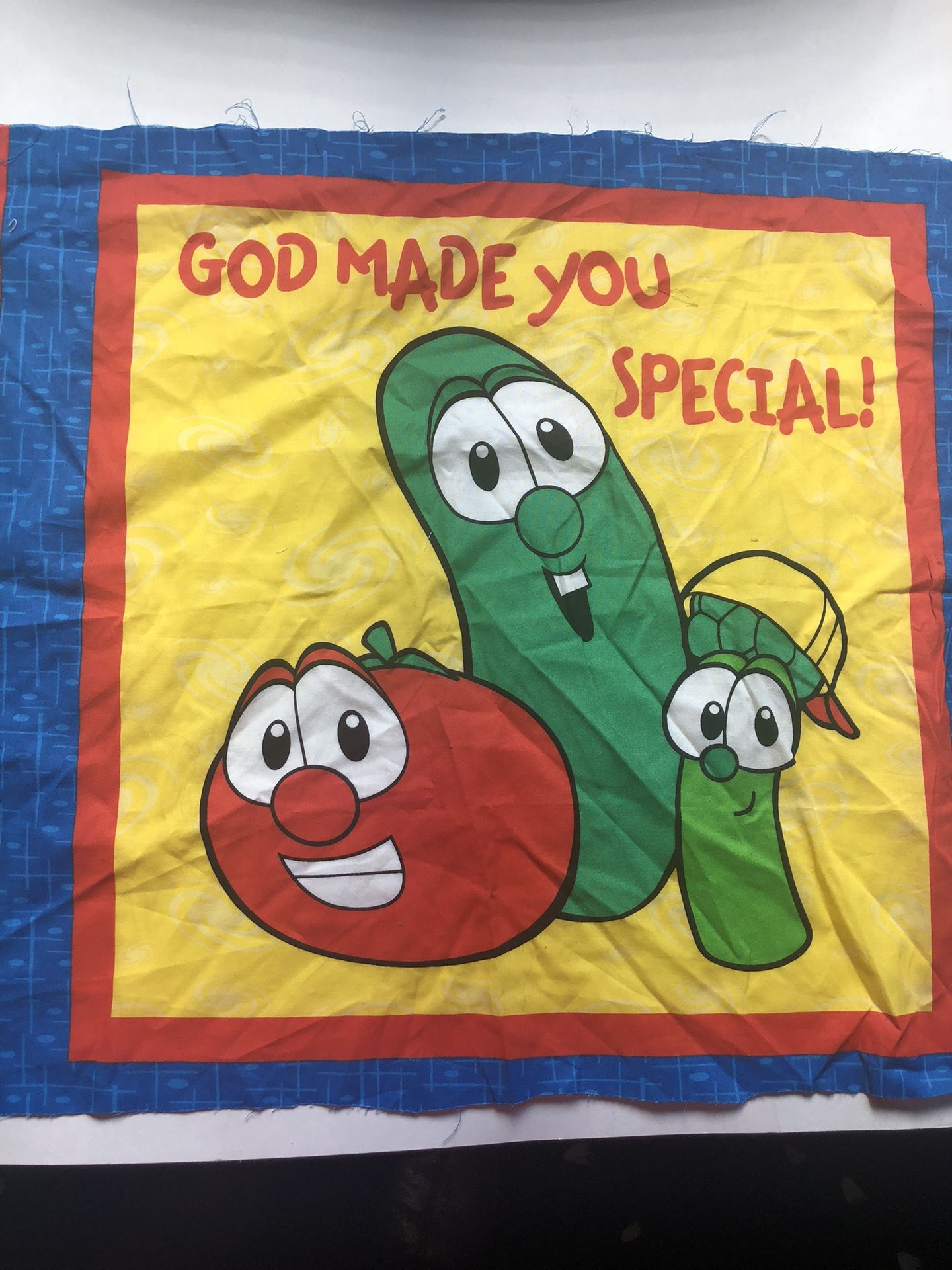 Veggie Tails Pillow Origina Panel 2 Pcs Set Fabric Hard to Find