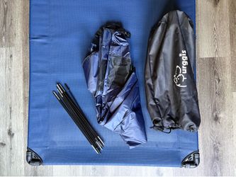 Elevated Dog Bed with Canopy Purggis