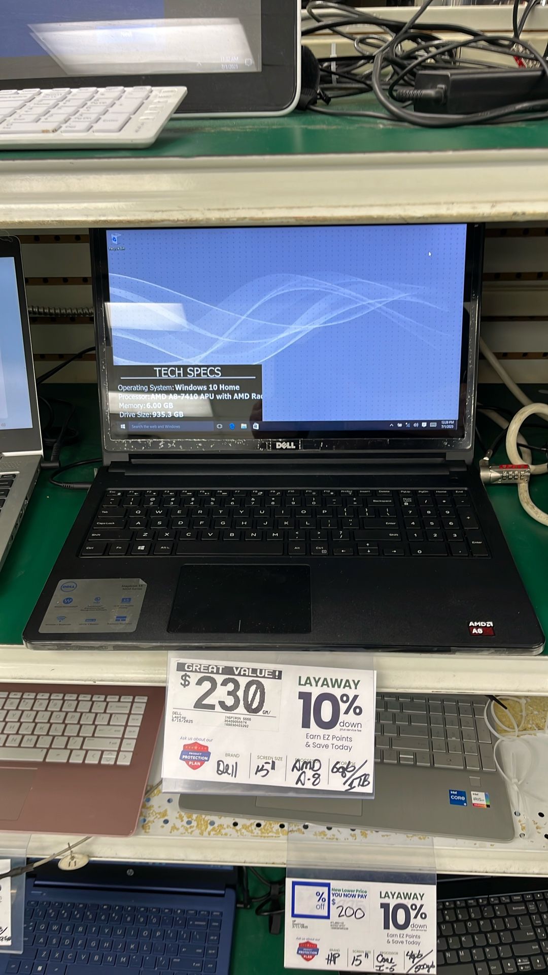 Dell Laptop With Charger