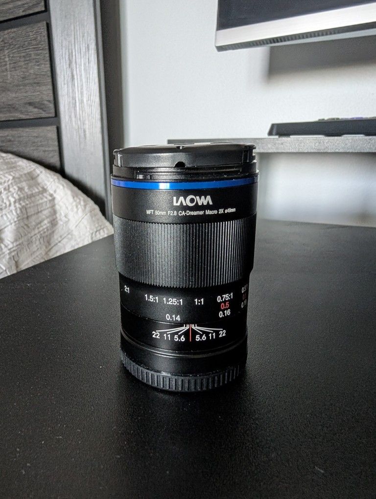 Venus Laowa 50mm F2.8 2X Macro MFT Lens. Mint
