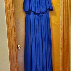 Blue Maxi Dress, Size 18