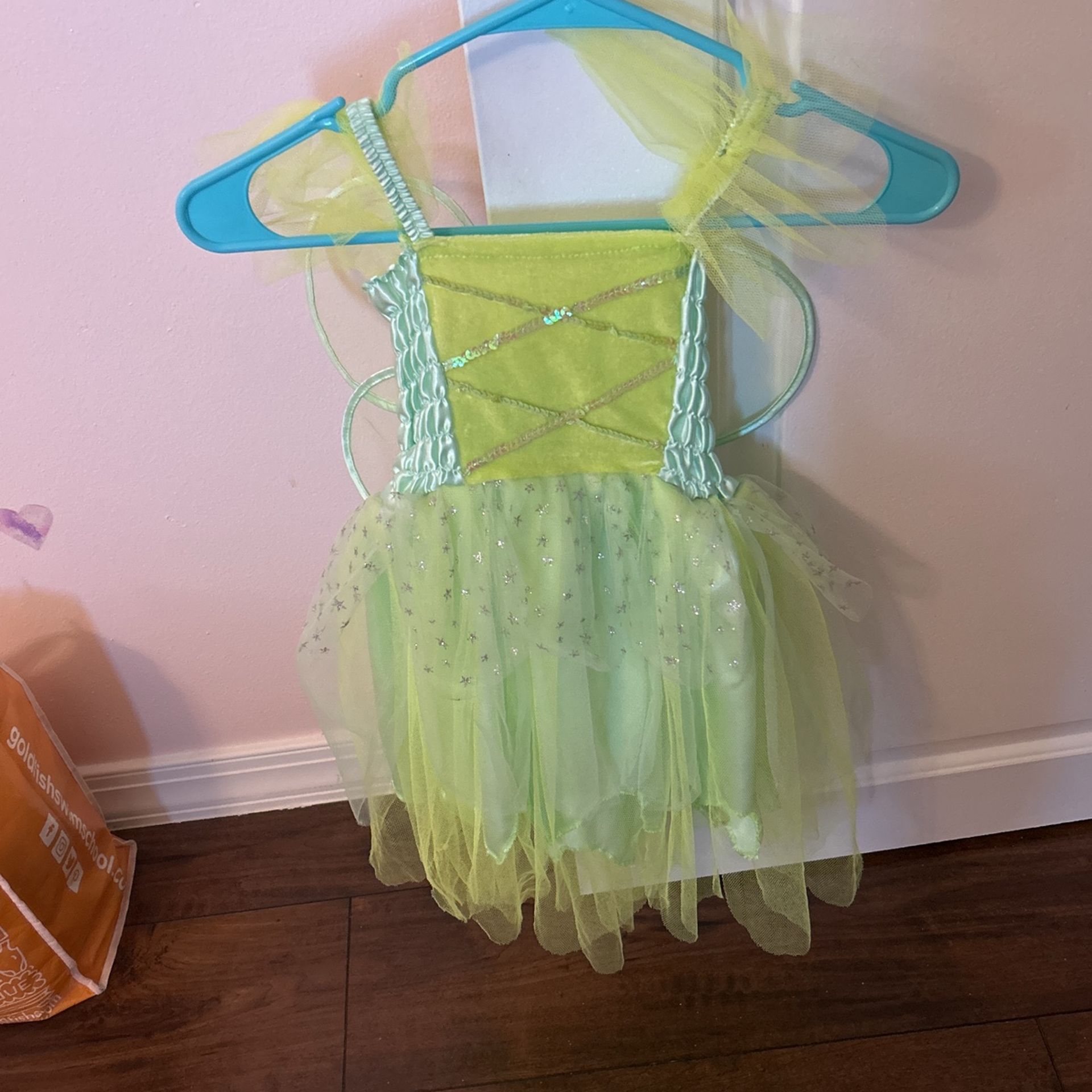 Tinkerbell dress 2-4t