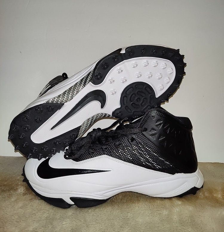 NIKE ZOOM CODE ELITE DESTROYER FOOTBALL CLEATS WHITE BLACK 603351