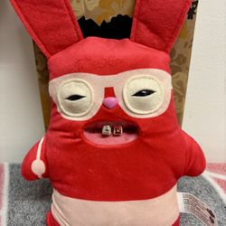 Rabid Rabbit Fuggler Mash-up ugly Monster Toy With iced out Grill