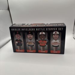 2017 Baltimore Orioles,Infielders Bottle Stopper Set- Machado,Hardy,Davis,Schoop