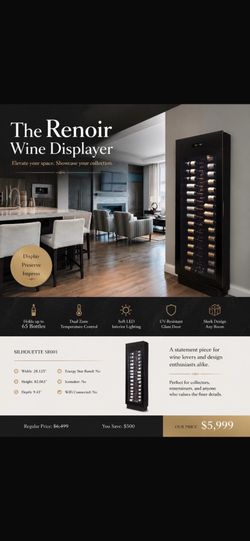 Luxury wine cooler