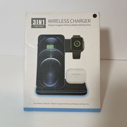 This is a 3-in-1 15W fast wireless charging station 