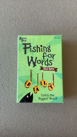 Fishing for Words Dice Game