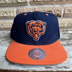 (OSFA) Chicago Bears Mitchell & Ness Snapback Vintage Collection NFL Hat