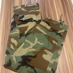 Army Camo Pants Waist 35 To 39                      F