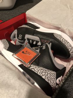 Brand new Jordan 3 retro black cement