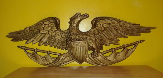 American eagle, USA military crest.