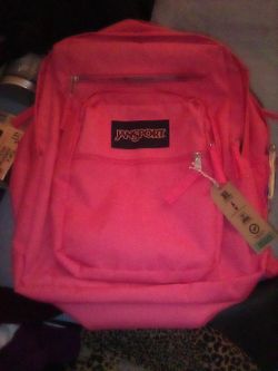Pink Jansport Backpack