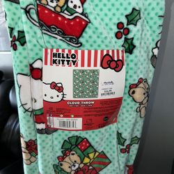 Hello Kitty Merry Memories Cloud Throw Blanket