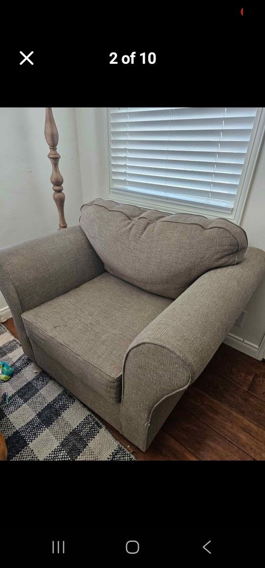 Free 2 Brown Sofa Chairs
