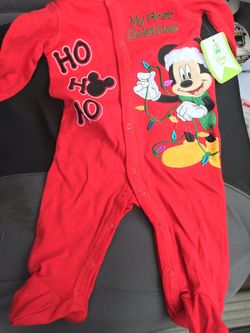 NWT MICKEY MOUSE FIRST CHRISTMAS