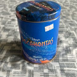 Walt Disney Pocahontas Movie Factory Trading Card Set 1995 TIN MINT